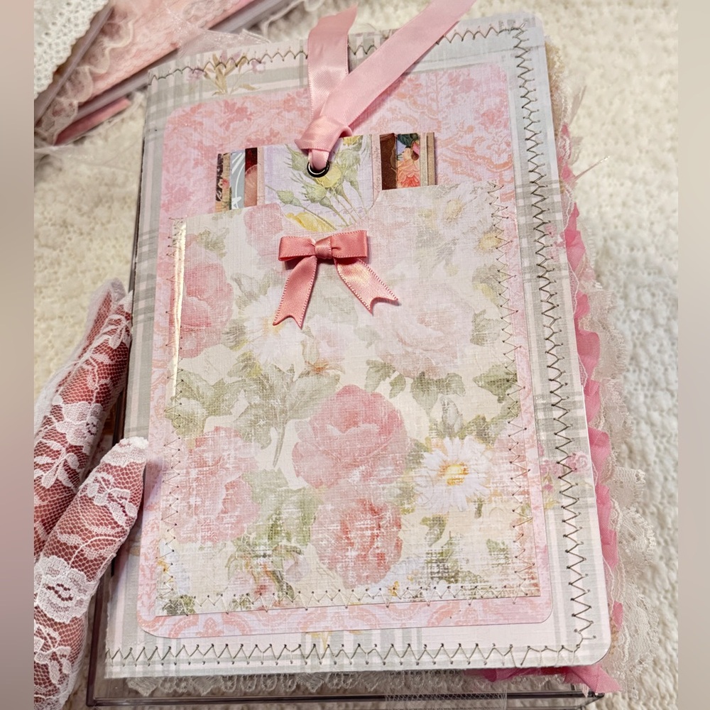 Lace Journal: Floral Pink